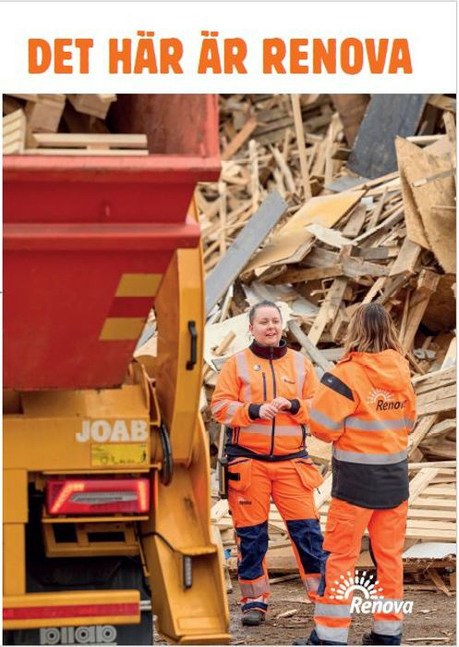 Framsidan från broschyren Det här är Renova