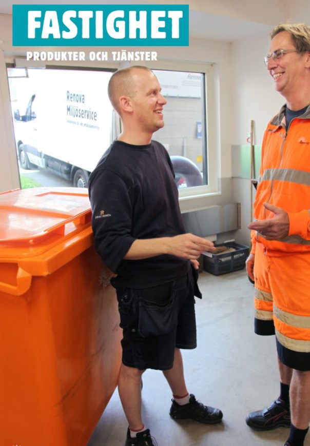 Framsida på folder om fastighet