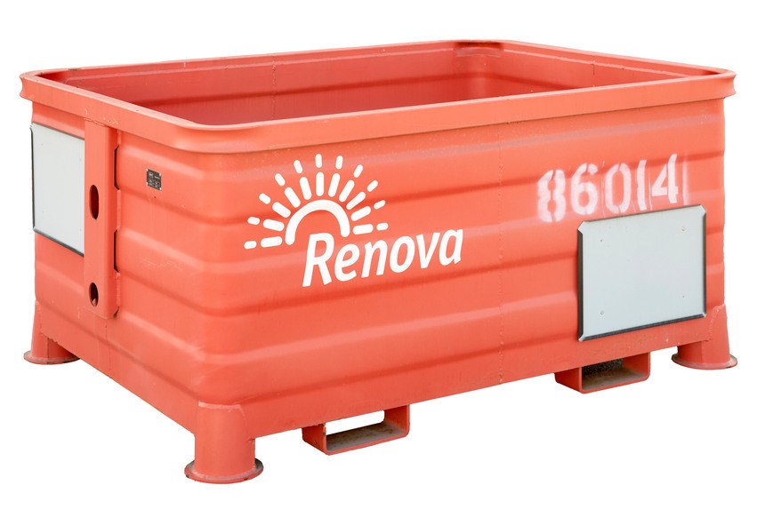 Box för metaller 1200 liter